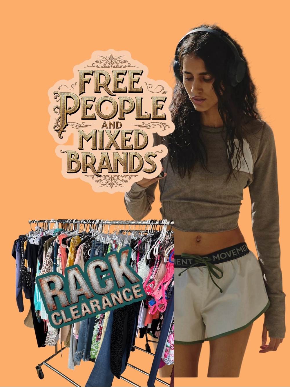 I AM LIVE for FREE PEOPLE, AND RACK CLEARANCE MIX, as low as &3 DON’T MISS IT🤗